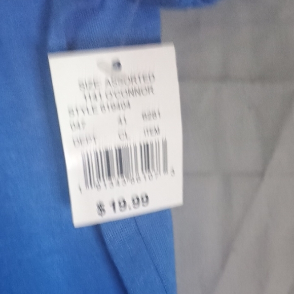 CONNOR Blue Tee with Tan Graphic - Picture 3 of 4